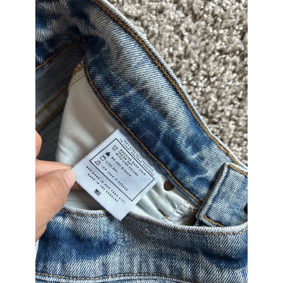 AYR Womens Sz 26S The Sugar High-Rise Straight-Leg Jeans Medium Wash - Picture 8 of 12